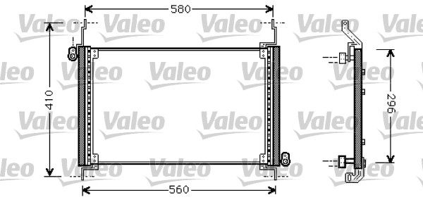 Lauhdutin, ilmastointilaite VALEO 818007