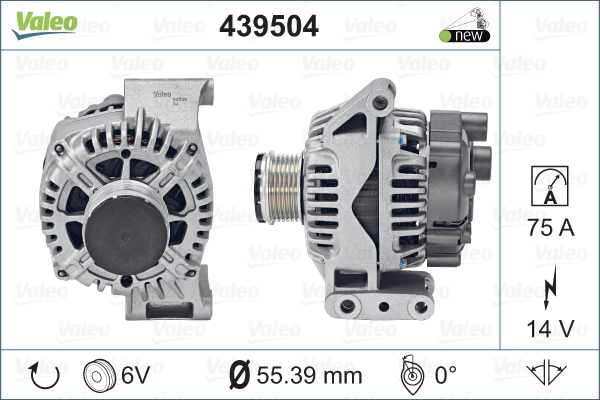 Laturi VALEO 439504
