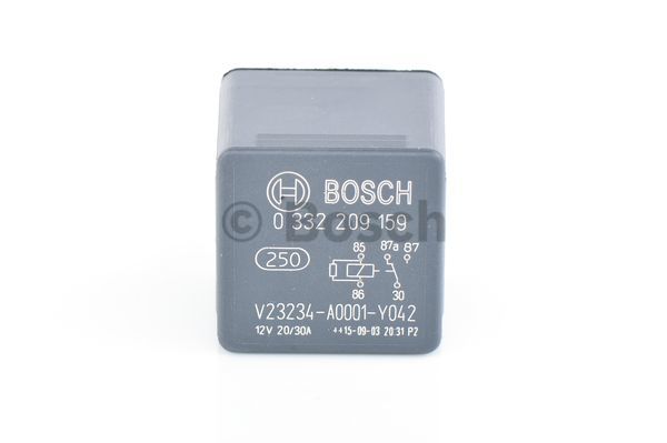 Rele, polttoainepumppu BOSCH 0 332 209 159