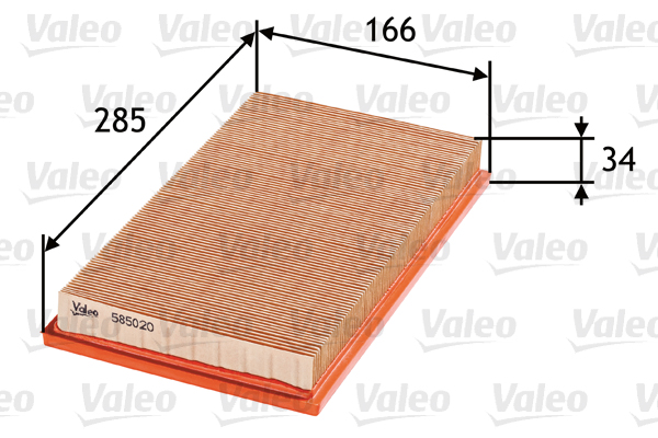 Ilmansuodatin VALEO 585020