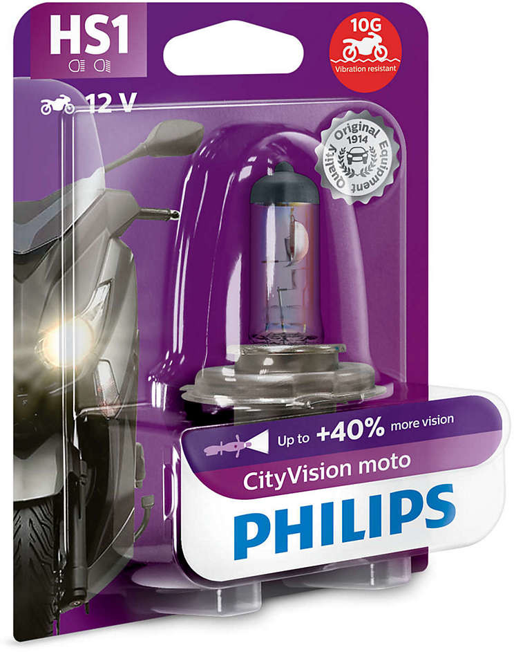 Halogeeni poltin PHILIPS CITYVISION MOTO 12V HS1 35/35W