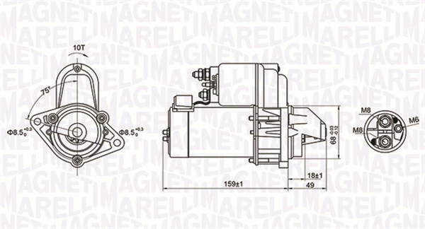 Startteri MAGNETI MARELLI 063721257010