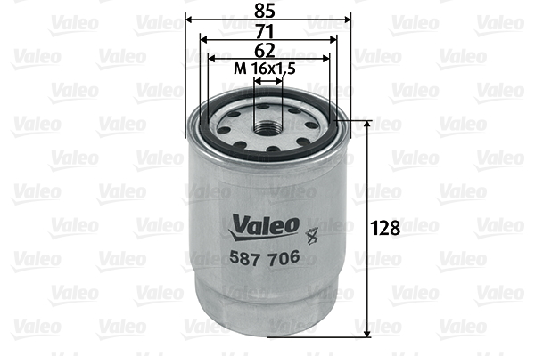 Polttoainesuodatin VALEO 587706
