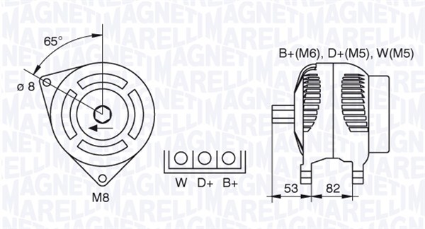 Laturi MAGNETI MARELLI 063377462010