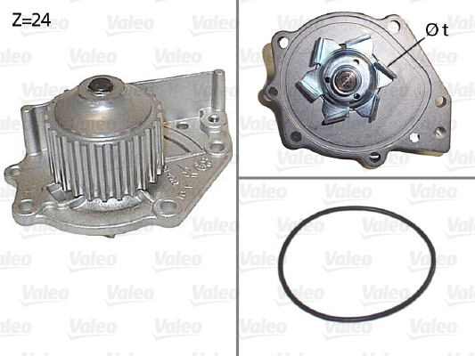 Vesipumppu VALEO 506114
