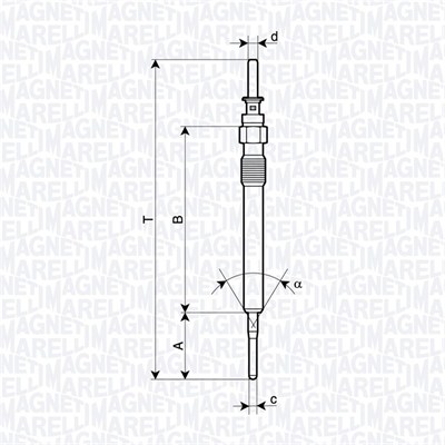 Hehkutulppa MAGNETI MARELLI 062900130304
