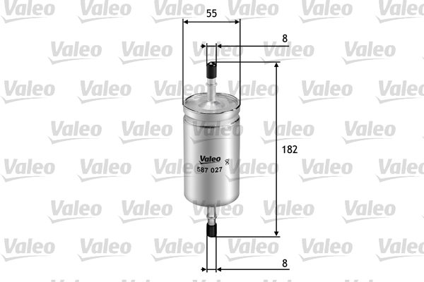 Polttoainesuodatin VALEO 587027