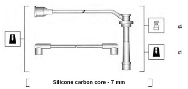 Sytytysjohtosarja MAGNETI MARELLI 941285090845