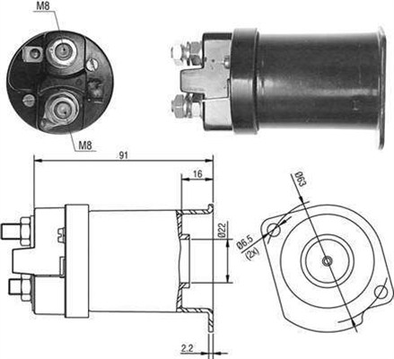 Magneettikytkin, käynnistin MAGNETI MARELLI 940113050377