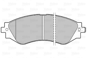 Jarrupalasarja, levyjarru, Etuakseli, CHEVROLET,DAEWOO, 96245178, 96253367, 96253382, 96281937, 96349060, 96446742, 96475027, 96495227,