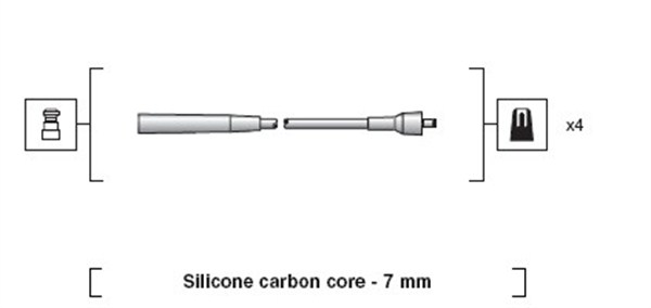 Sytytysjohtosarja MAGNETI MARELLI 941318111226