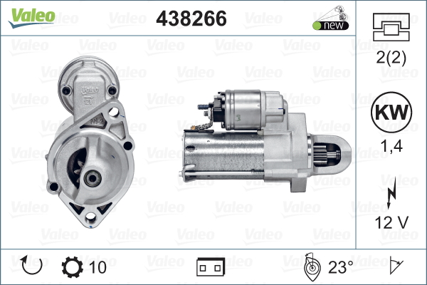 Startteri VALEO 438266