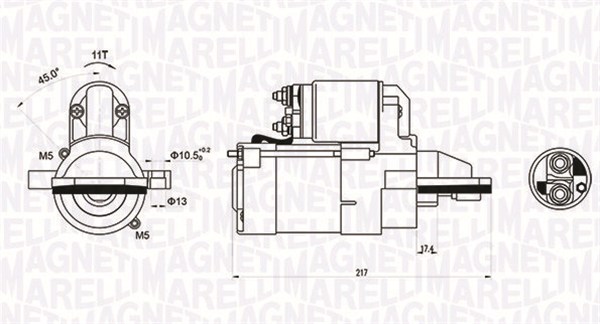 Startteri MAGNETI MARELLI 063721246010
