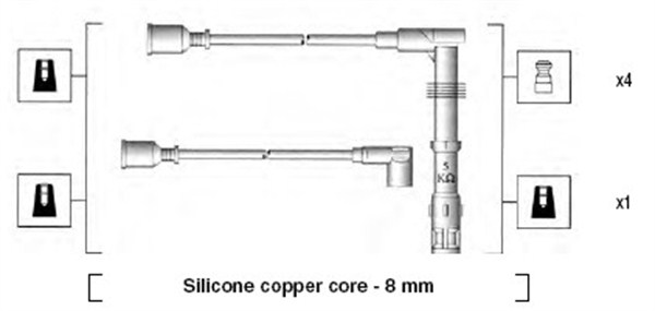 Sytytysjohtosarja MAGNETI MARELLI 941185300784