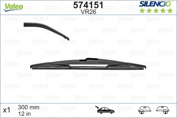 Pyyhkijänsulka VALEO 574151