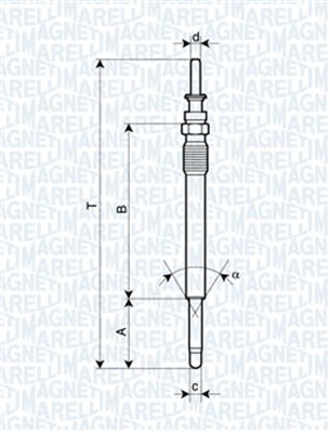 Hehkutulppa MAGNETI MARELLI 062900025304