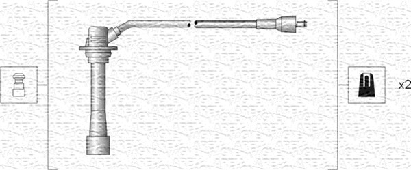 Sytytysjohtosarja MAGNETI MARELLI 941318111135