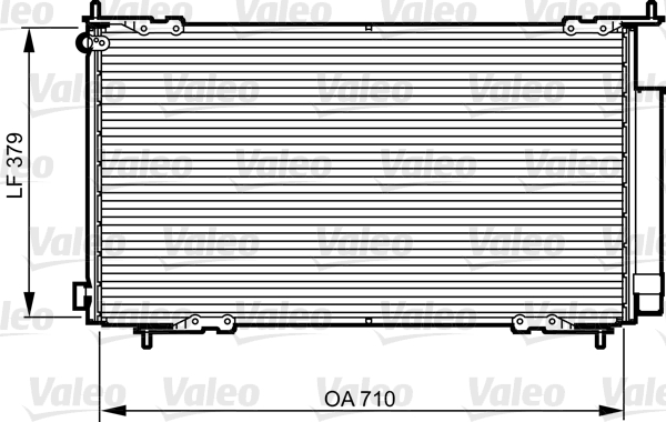 Lauhdutin, ilmastointilaite VALEO 814225