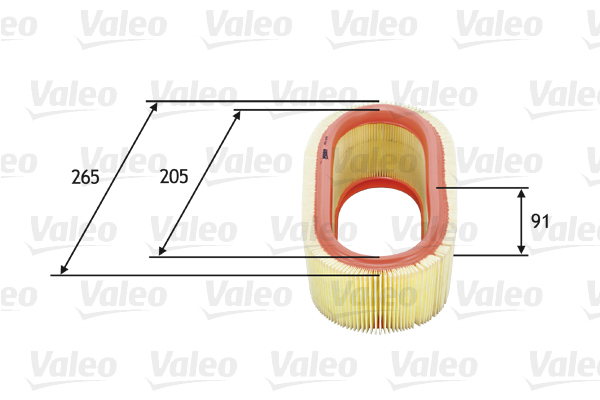 Ilmansuodatin VALEO 585647