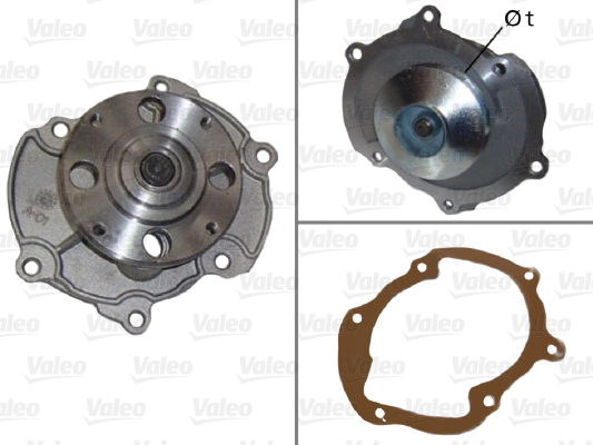 Vesipumppu VALEO 506866