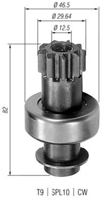 Hammaspyörä, käynnistys MAGNETI MARELLI 940113020035