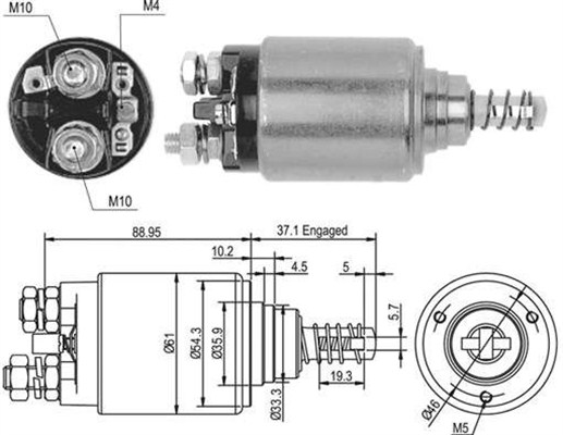 Magneettikytkin, käynnistin MAGNETI MARELLI 940113050376