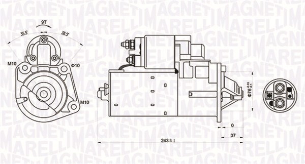 Startteri MAGNETI MARELLI 063720680010