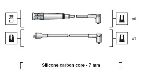 Sytytysjohtosarja MAGNETI MARELLI 941318111044