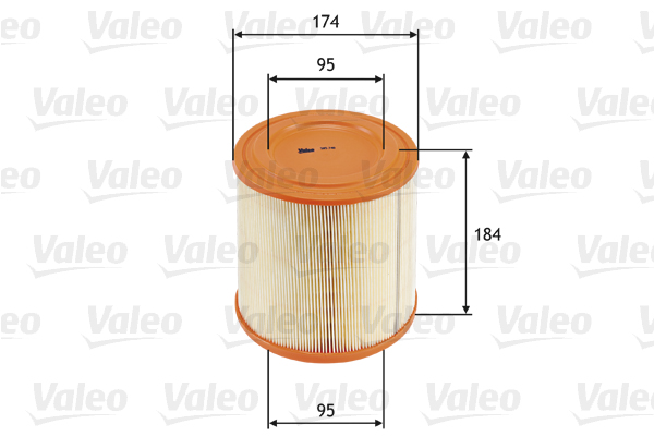 Ilmansuodatin VALEO 585740