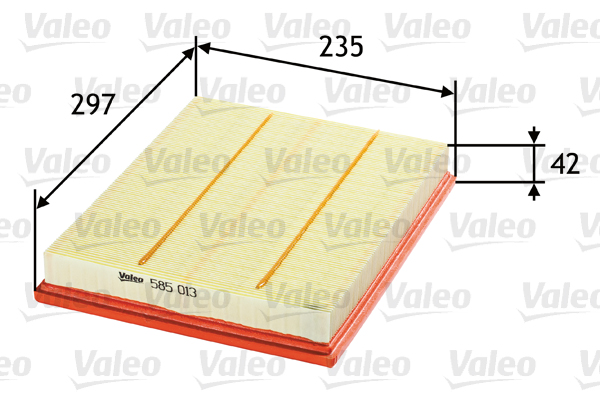 Ilmansuodatin VALEO 585013