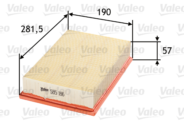 Ilmansuodatin VALEO 585186