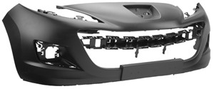 Puskuri, eteen, Edessä, PEUGEOT 207, 207 CC, 207 Skåp/halvkombi, 207 SW, 7401 SN