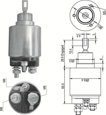 Magneettikytkin, käynnistin MAGNETI MARELLI 940113050348
