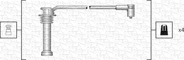 Sytytysjohtosarja MAGNETI MARELLI 941318111142