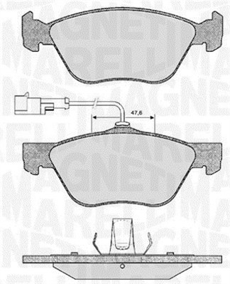 Jarrupalasarja, levyjarru MAGNETI MARELLI 363916060101