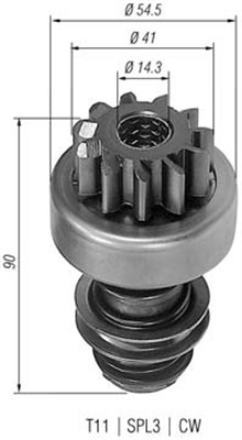 Hammaspyörä, käynnistys MAGNETI MARELLI 940113020060