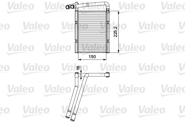 Lämmityslaitteen kenno VALEO 811548