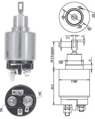 Magneettikytkin, käynnistin MAGNETI MARELLI 940113050127