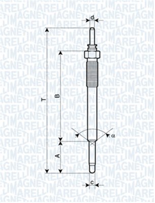 Hehkutulppa MAGNETI MARELLI 062900074304