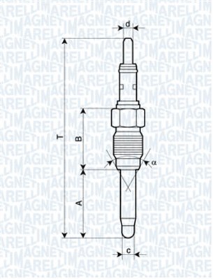 Hehkutulppa MAGNETI MARELLI 062900084304