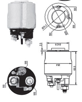 Magneettikytkin, käynnistin MAGNETI MARELLI 940113050570