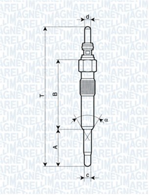 Hehkutulppa MAGNETI MARELLI 062900028304