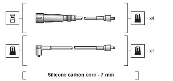 Sytytysjohtosarja MAGNETI MARELLI 941318111129