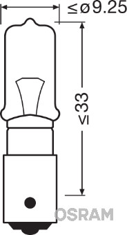 Polttimo, vilkkuvalo OSRAM 64138