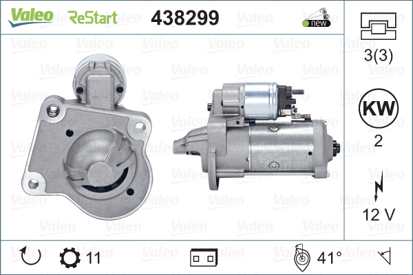 Startteri VALEO 438299