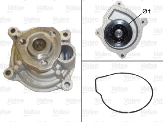 Vesipumppu VALEO 506867