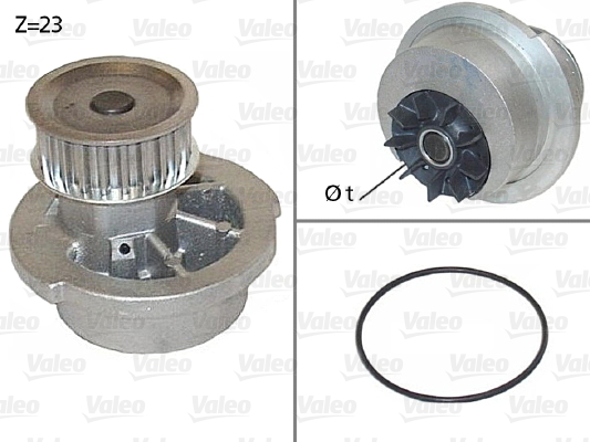 Vesipumppu VALEO 506308