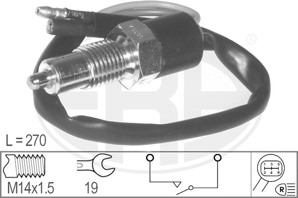Kytkin, peruutusvalo ERA 330762