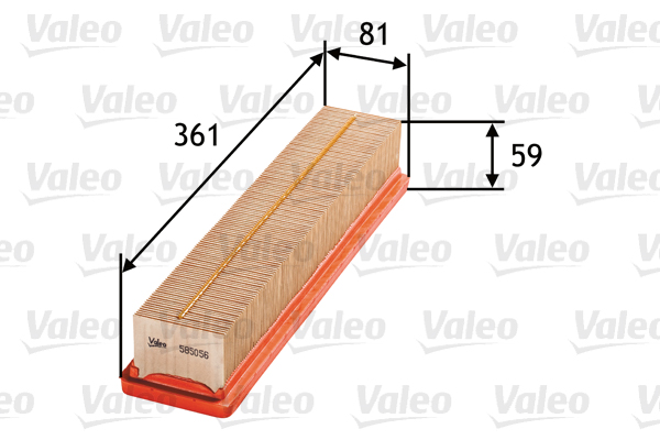 Ilmansuodatin VALEO 585056
