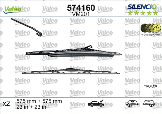 Pyyhkijänsulka VALEO 574160